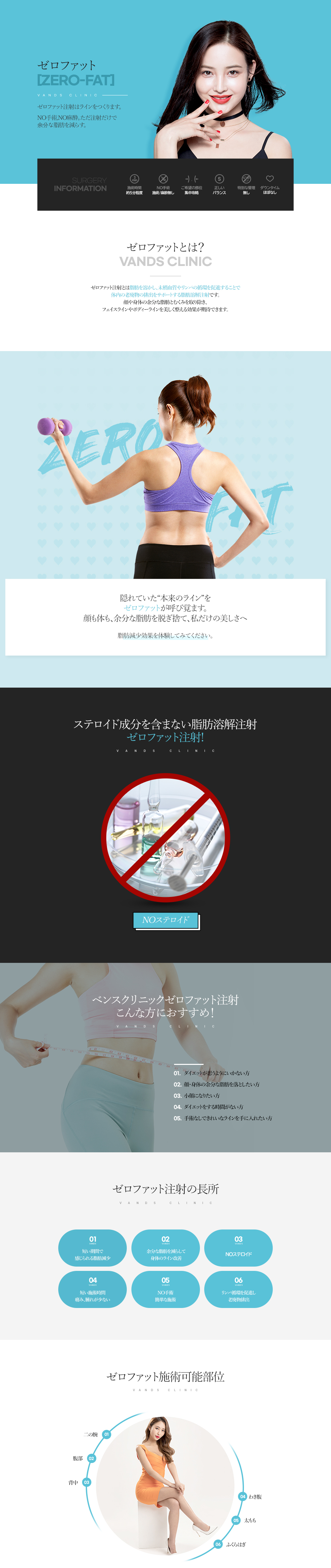 ゼロファット注射 施術案内画像1