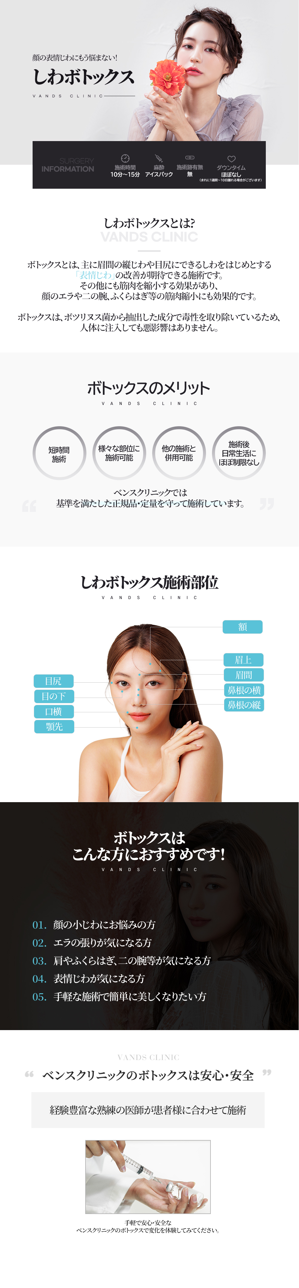 シワボトックスイベント 施術案内画像1